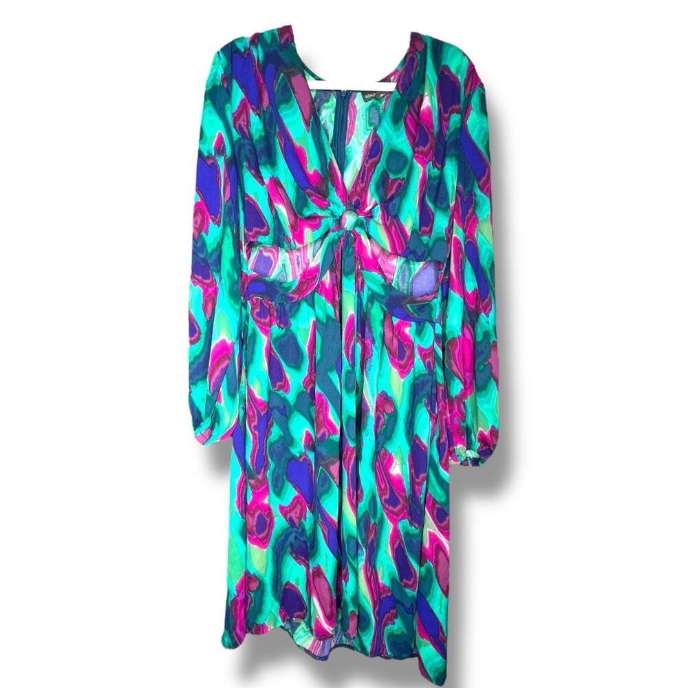 Bold Elements Cut to Curve Geo Single Maxi Dress Size 16